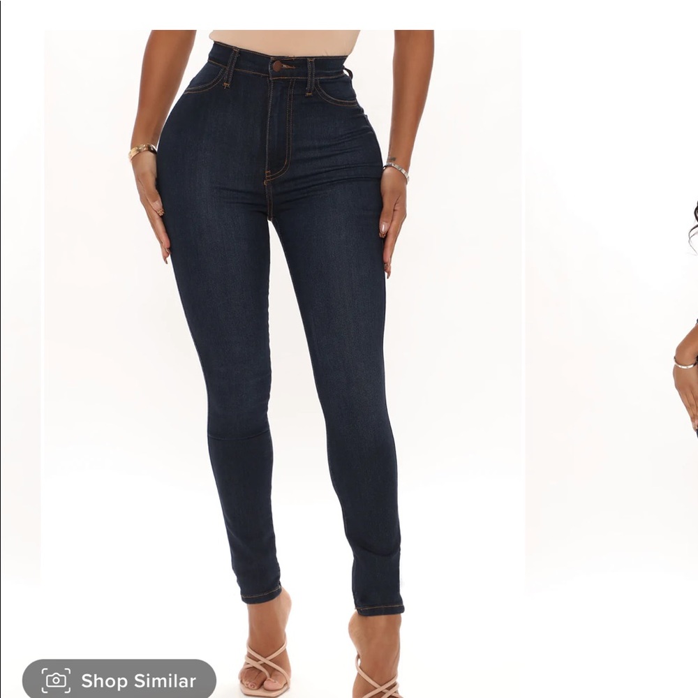 Fashion nova dark blue I haven’t used task still on just bought the wrong size